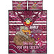Sydney's Northern Beaches Naidoc Week Custom Quilt Bed Set - For Our Elders Home Jersey Quilt Bed Set