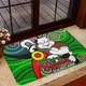 South Sydney Rabbitohs Custom Door Mat - Rabbitohs Bunnies Naidoc Week For Our Elders With Dot Bunnies Sport Style Door Mat