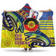 Parramatta Eels Naidoc Week Custom Hooded Blanket - Parramatta Eels Naidoc Week For Our Elders With Dot Art Hooded Blanket