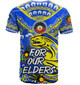 Parramatta Eels Naidoc Week Custom T-shirt - For Our Elders Run to Paradise T-shirt