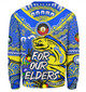 Parramatta Eels Naidoc Week Custom Sweatshirt - For Our Elders Run to Paradise Sweatshirt