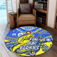 Parramatta Eels Naidoc Week Custom Round Rug - For Our Elders Run to Paradise Round Rug