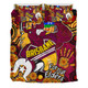 Brisbane Broncos Naidoc Week Custom Bedding Set - Brisbane Broncos Naidoc Week For Our Elders Bronx for Life Sport Style Bedding Set