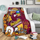 Brisbane Broncos Naidoc Week Custom Blanket - Brisbane Broncos Naidoc Week For Our Elders Bronx for Life Sport Style Blanket