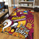 Brisbane Broncos Naidoc Week Custom Area Rug - Brisbane Broncos Naidoc Week For Our Elders Bronx for Life Sport Style Area Rug