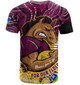 Brisbane Broncos Naidoc Week Custom T-shirt - Brisbane Broncos For Our Elders Aboriginal Inspired T-shirt