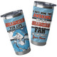 Cronulla-Sutherland Sharks Tumbler - I Hate Being This Awesome Tumbler