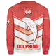 Redcliffe Sport Sweatshirt - Dolphins Macost With Australia Flag  Sweatshirt