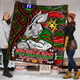 South Sydney Rabbitohs Custom Quilt - Bunnies For Our Elders Hoodie Quilt