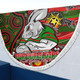 South Sydney Rabbitohs Custom Beach Blanket - Bunnies For Our Elders Hoodie Beach Blanket