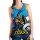 Gold Coast Sport Women's Racerback Tank - Titans Mascot With Australia Flag