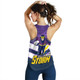 Melbourne Sport Women's Racerback Tank - Storm Melbourne Mascot With Australia Flag