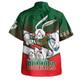 South Sydney Rabbitohs Hawaiian Shirt - Bunnies Mascot With Australia Flag