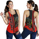 Penrith Panthers Women's Racerback Tank - Penrith Panthers Mascot Quater Style