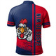 Sydney Roosters Polo Shirt - Sydney Roosters Mascot Quater Style