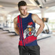 East of Sydney Sport Men's Tank Top - Roosters Mascot Quater Style