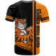 Wests Tigers T-Shirt - Wests Tigers Mascot Quater Style
