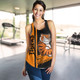 Wests Tigers Women's Racerback Tank - Wests Tigers Mascot Quater Style