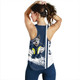 North Queensland Cowboys Women's Racerback Tank - North Queensland Cowboys Mascot Quater Style