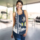 North Queensland Cowboys Women's Racerback Tank - North Queensland Cowboys Mascot Quater Style