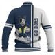 North Queensland Cowboys Baseball Jacket - North Queensland Cowboys Mascot Quater Style