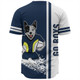 North Queensland Cowboys Baseball Shirt - North Queensland Cowboys Mascot Quater Style