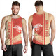 Redcliffe Sport Men's Tank Top - Dolphins Mascot Quater Style