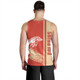 Redcliffe Dolphins Men's Tank Top - Redcliffe Dolphins Mascot Quater Style