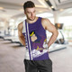 Melbourne Storm Men's Tank Top - Melbourne Storm Mascot Quater Style