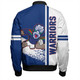 New Zealand Warriors Sport Bomber Jacket - Warriors Mascot Quater Style