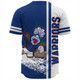 New Zealand Warriors Sport Baseball Shirt - Warriors Mascot Quater Style