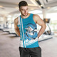 Sutherland and Cronulla Sport Men's Tank Top - Sharks Mascot Quater Style