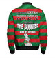 South Sydney Rabbitohs Mother's Day Bomber Jacket - Screaming Mom and Crazy Fan