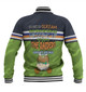 Canberra Raiders Mother's Day Baseball Jacket - Screaming Mom and Crazy Fan