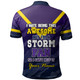 Melbourne Storm Custom Polo Shirt - I Hate Being This Awesome But Melbourne Storm Polo Shirt