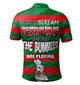 South Sydney Rabbitohs Father's Day Polo Shirt - Screaming Dad and Crazy Fan