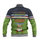 Canberra Raiders Father's Day Baseball Jacket - Screaming Dad and Crazy Fan