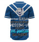 Bulldogs City of Canterbury Bankstown Father's Day Baseball Shirt - Screaming Dad and Crazy Fan