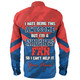 Newcastle Knights Custom Long Sleeve Shirt - I Hate Being This Awesome But Knights Long Sleeve Shirt