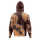 Australia Aboriginal Inspired Hoodie - Aboriginal Lizard Art Hoodie