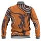 Australia Aboriginal Inspired Baseball Jacket - Aboriginal Art With Lizard Baseball Jacket