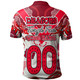 St. George Illawarra Dragons Custom Polo Shirt - St. George Illawarra Dragons For Life With Aboriginal Style Polo Shirt