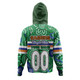 Canberra Raiders Custom Hoodie - Canberra Raiders For Life With Aboriginal Style Hoodie