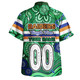 Canberra Raiders Custom Hawaiian Shirt - Canberra Raiders For Life With Aboriginal Style Hawaiian Shirt