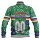 Canberra Raiders Custom Baseball Jacket - Canberra Raiders For Life With Aboriginal Style Baseball Jacket