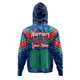 New Zealand Warriors Custom Hoodie - Warriors For Life With Aboriginal Style Hoodie