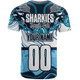 Cronulla-Sutherland Sharks T-Shirt - Sharkies With Aboriginal Style T-Shirt