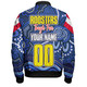 Sydney Roosters Custom Bomber Jacket - Sydney Roosters For Life With Aboriginal Style Bomber Jacket