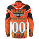 Wests Tigers Custom Long Sleeve Shirt - Tigers For Life With Aboriginal Style Long Sleeve Shirt