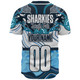 Cronulla-Sutherland Sharks Baseball Shirt - Sharkies With Aboriginal Style Baseball Shirt